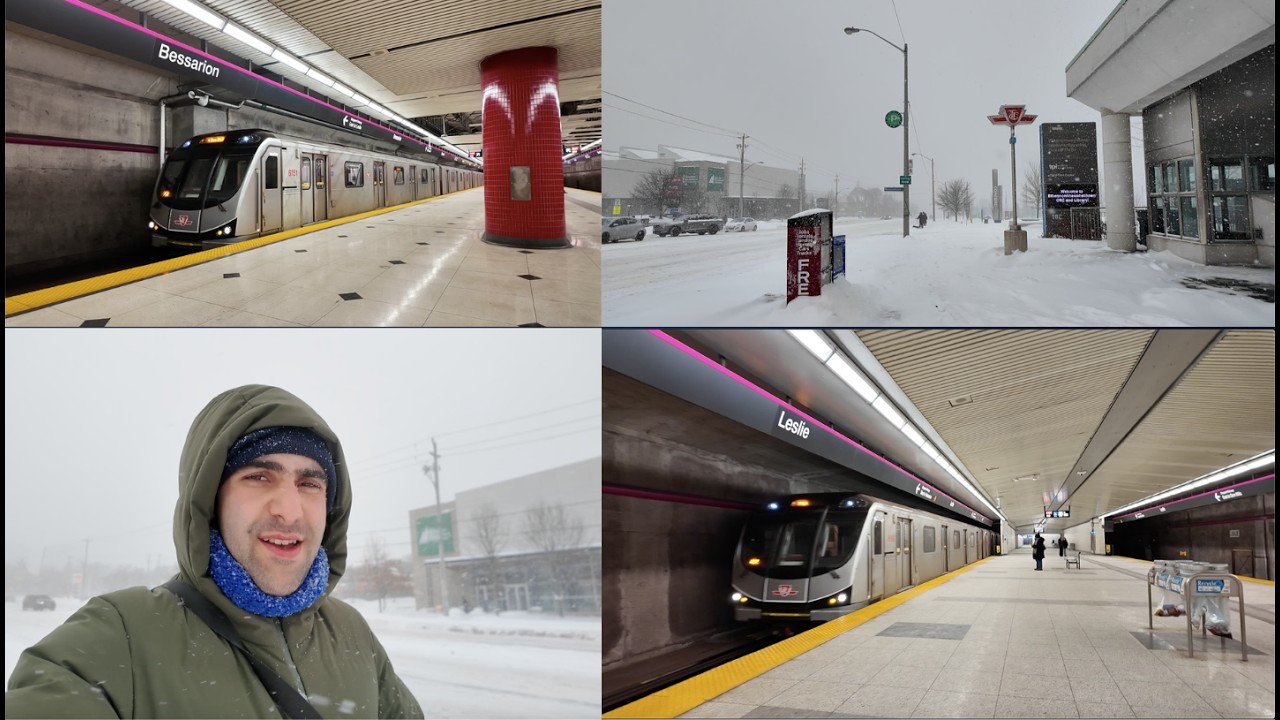 Second Snowstorm of 2026! Toronto Walk on Sheppard Ave East in North York (January 25th, 2026)