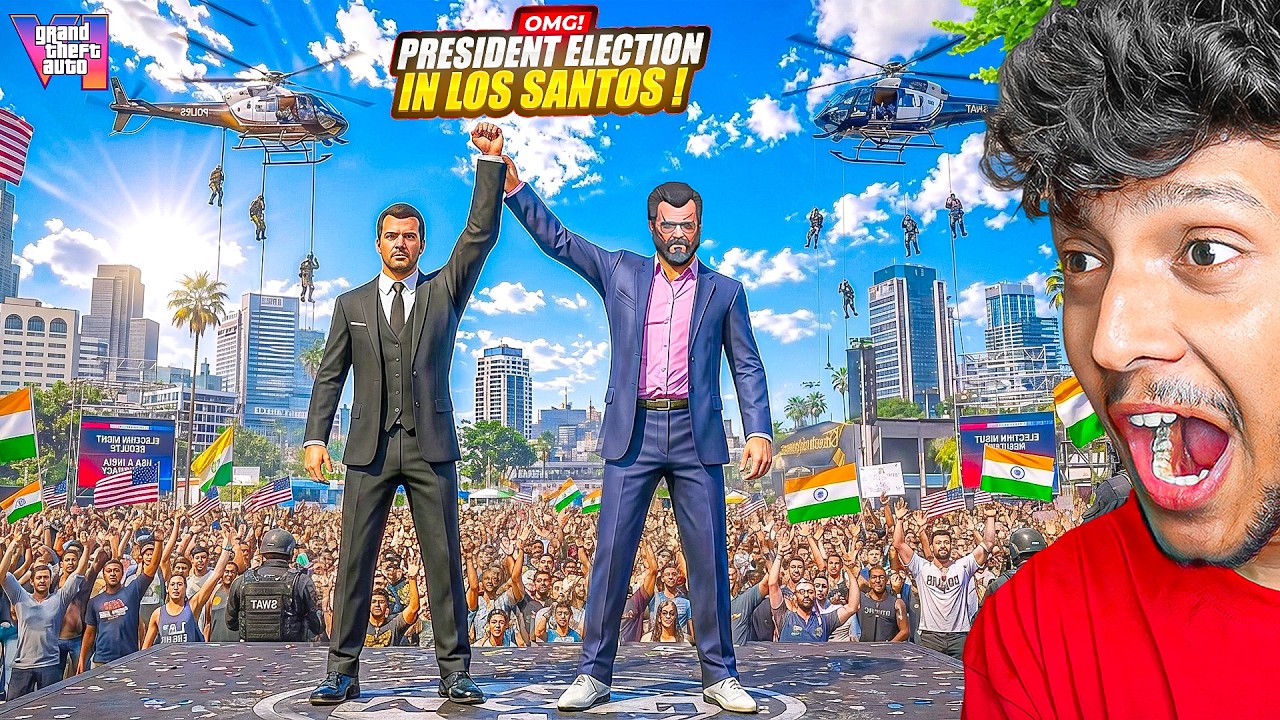 FINALLY THE NEW PRESIDENT Of LOS SANTOS!😱GTA 5 Real Life! #22
