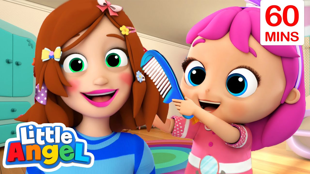 Beauty Salon Song | Mommy Is My Hero + More Little Angel Kids Songs & Nursery Rhymes