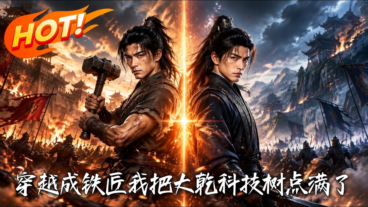 🔥特种兵魂穿受欺铁匠！开局手搓科技降维打击，踩权贵、斗世家，仅用一月逆袭封爵，强势掀翻大乾天下！《穿越成铁匠我把大乾科技树点满了!》#盛世短剧#短剧#AI短剧#逆袭#漫剧#玄幻#修仙#搞笑#甜宠