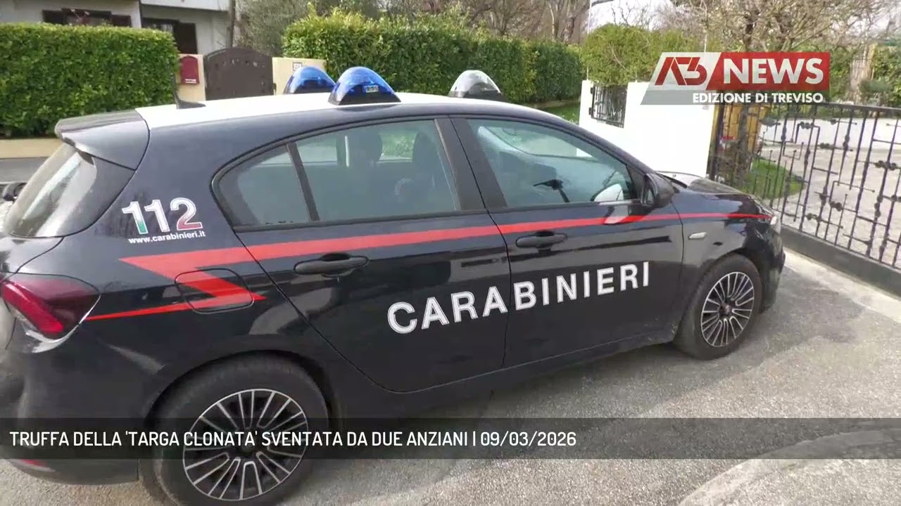 TRUFFA DELLA 'TARGA CLONATA' SVENTATA DA DUE ANZIANI | 09/03/2026