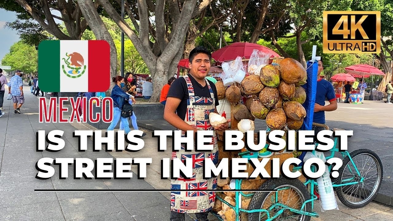 🇲🇽 Mexico City Walking Tour - Street Markets, Tacos & Barbers [4K HDR / 60fps]