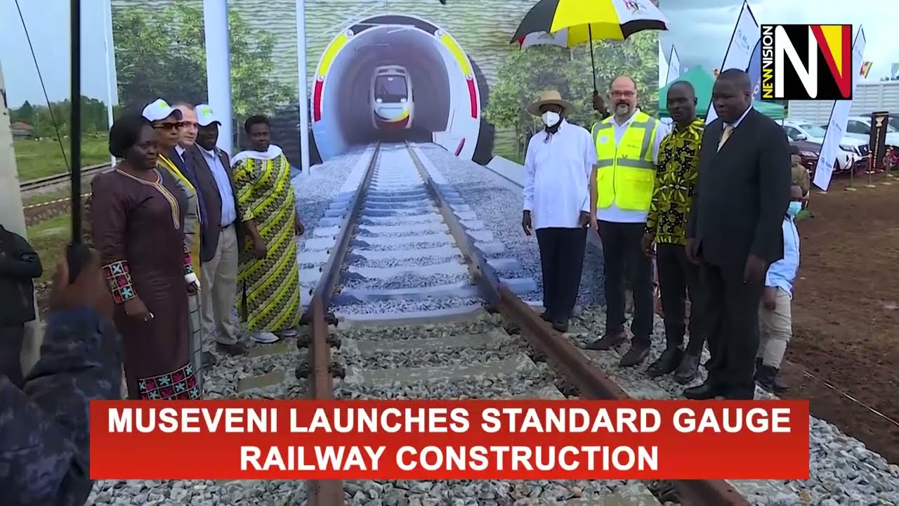 Museveni launches Standard Gauge Railway construction