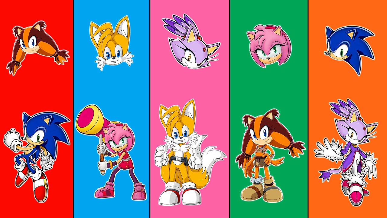 Color Battle Begins! 🎨 Sonic vs The Multiverse with Tails, Amy & Blaze ⚡🔥 | Sonic EDM Animation