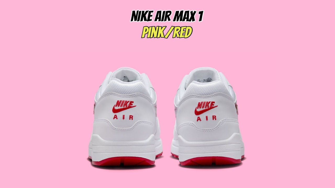 Nike Air Max 1 Pink/Red