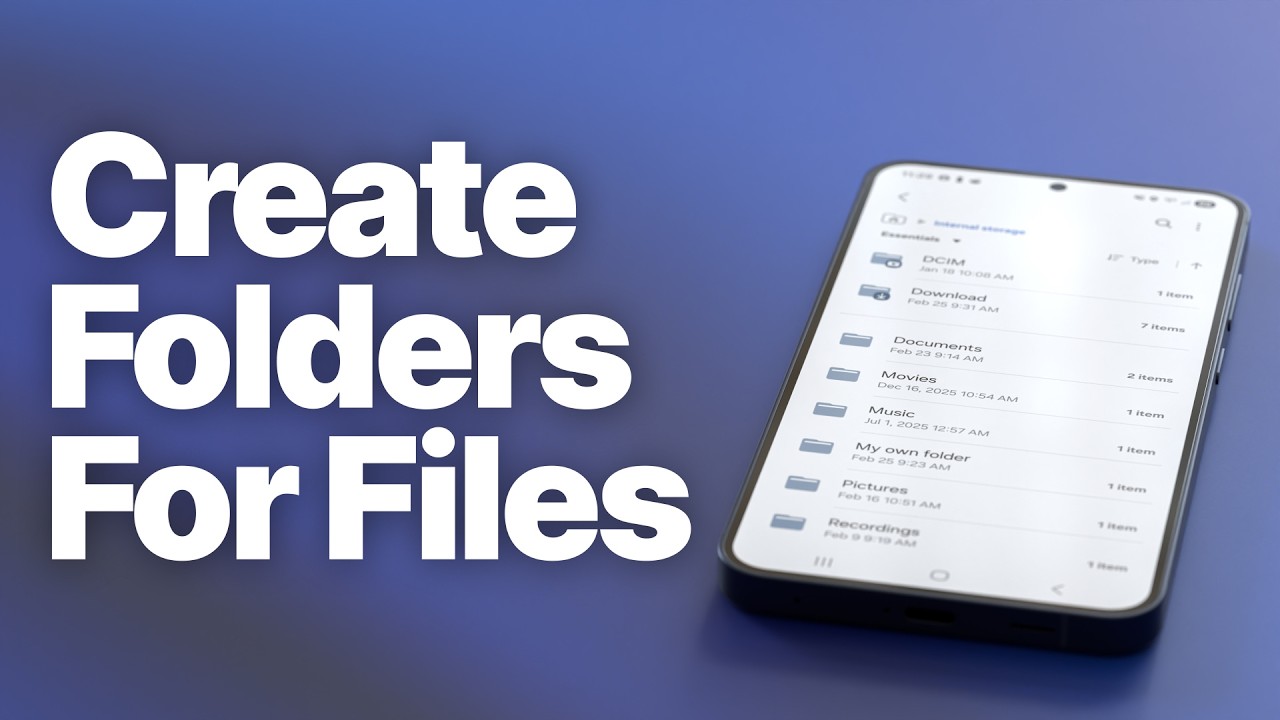 How to Create Folders on Android (Organize Files Easily)