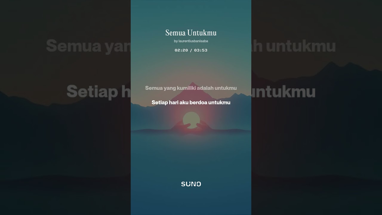 Semua Untukmu (Dangdut, Female Vocal)