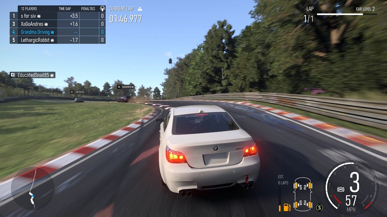 Using The Greatest BMW V10 Sedan in Nürburgring A-Class! (Forza Motorsport)
