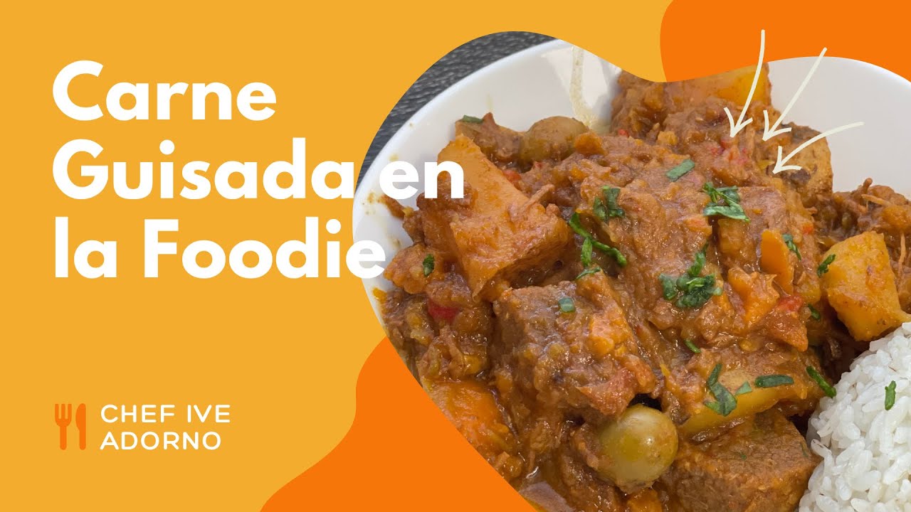 Super Facil, Carne Guisada al estilo boricua en la Foodie!!