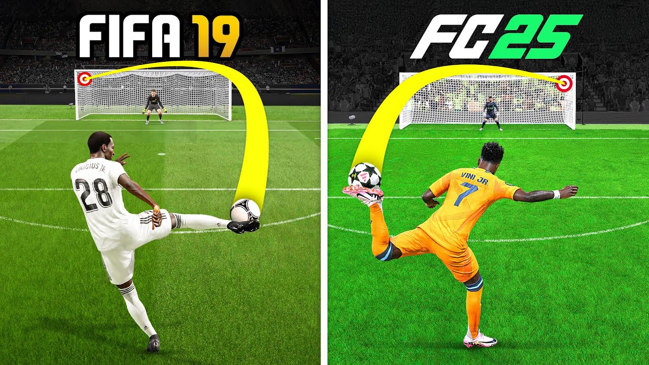 Scoring 1 Amazing Goal with Vini Jr in Every FIFA