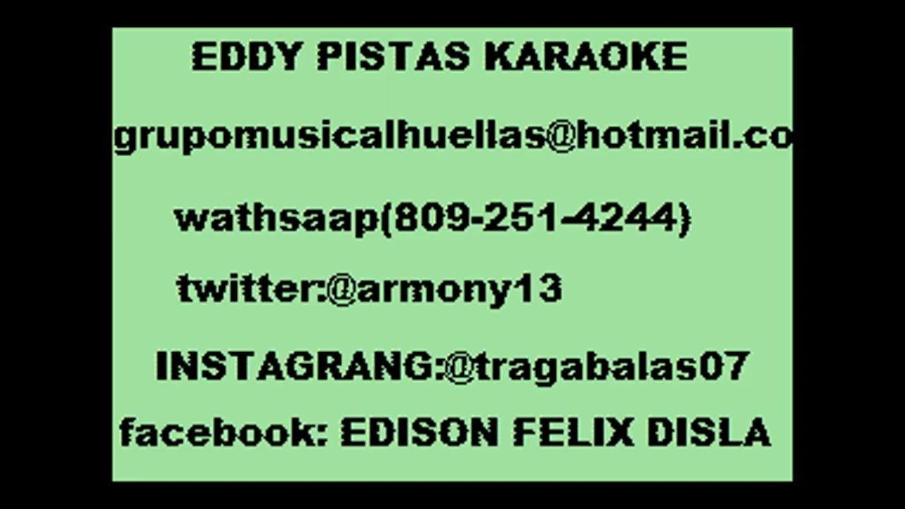 TE VOY A TENER QUE BLOQUEAR KARAOKE