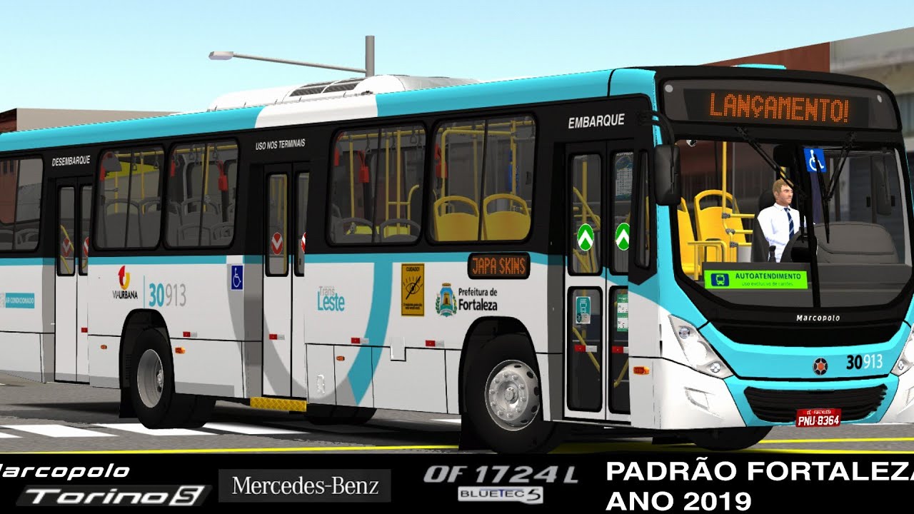 LANÇAMENTO ESPECIAL!!! Marcopolo Torino S MB OF-1724L Ano 2019 Padrão Fortaleza V2 [PBSF]