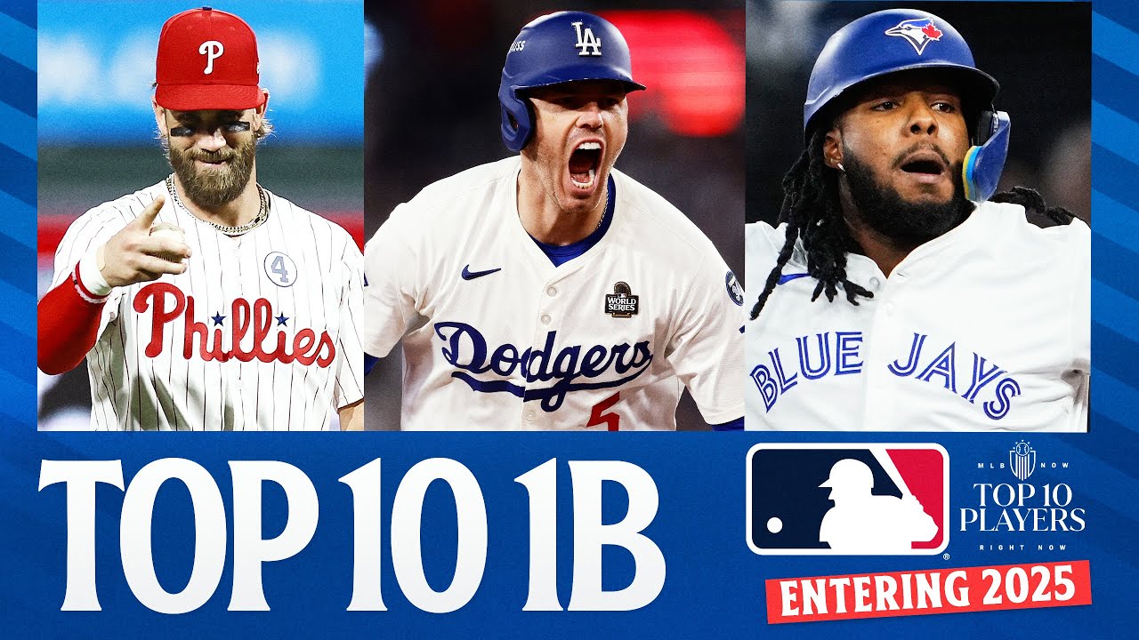 Freddie Freeman, Bryce Harper, Vlad Jr. are among the top 10 first basemen! (Who's No. 1 for 2025?)