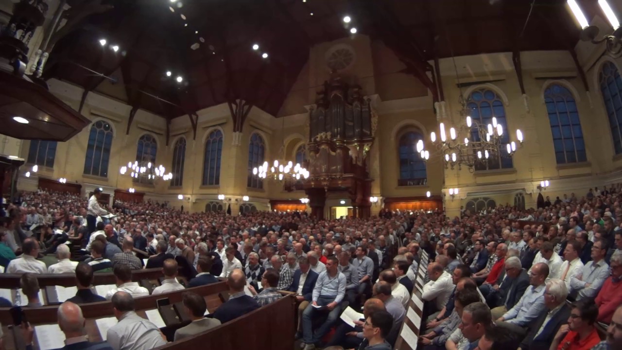 Psalm 141 & 't Is middernacht en in de hof| Mannenzang Katwijk - inleiding Henk Binnendijk