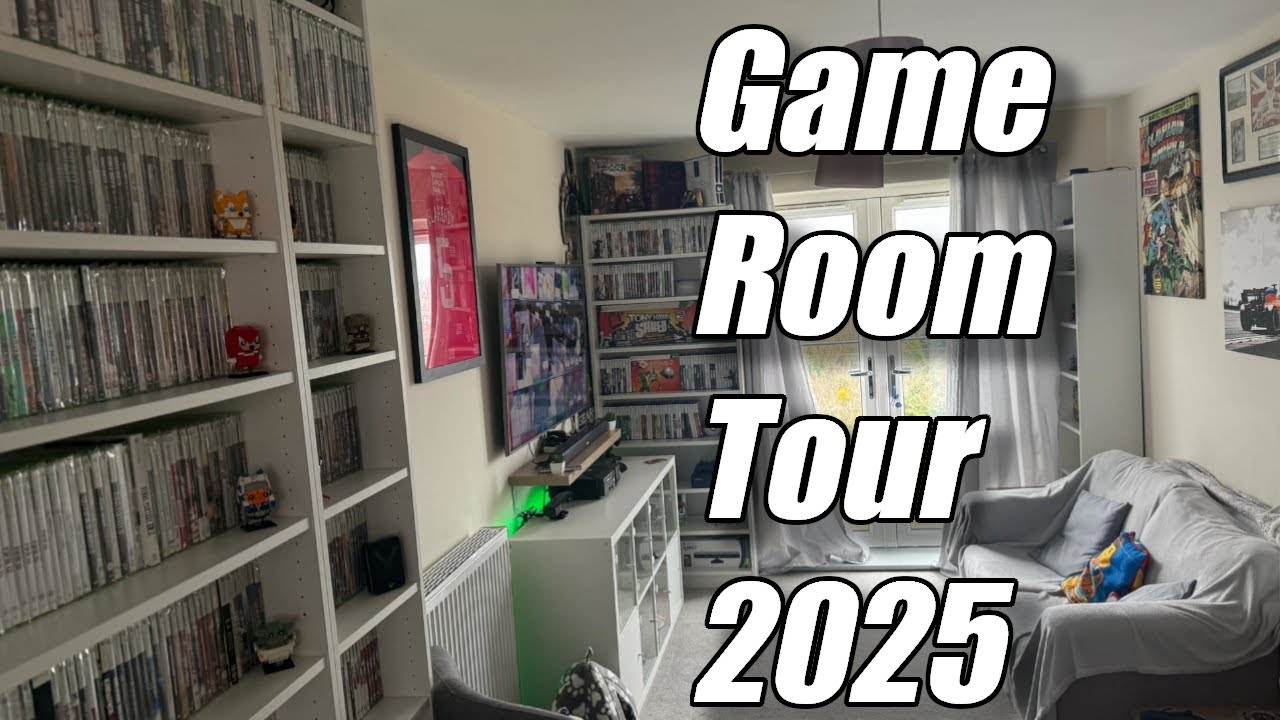 🔥 EPIC GAME ROOM TOUR 2025! 🕹️ Ultimate Setup & Rare Collectibles! 🎮💾