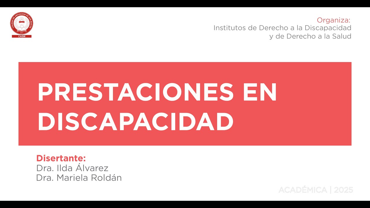 Prestaciones en discapacidad