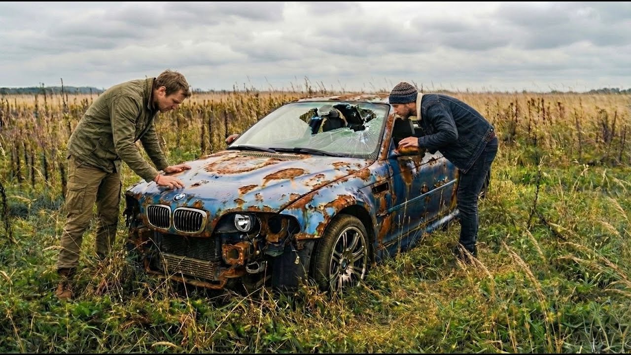 Restoring Completely DESTROYED 2004 BMW M3 Found I FULL ASMR PROCESS
