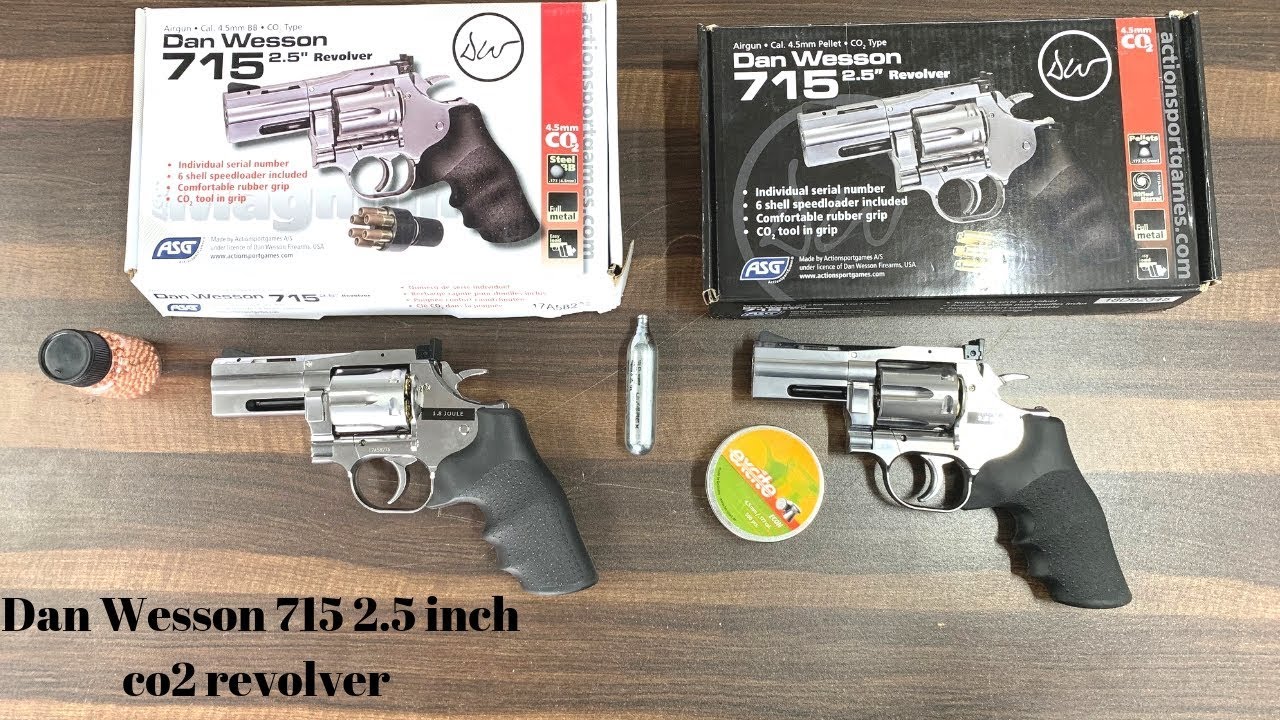 Dan Wesson 715 2.5 inch  co2 revolver by AIRSOFT GUN INDIA