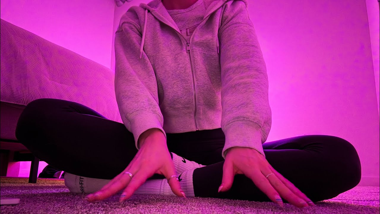 ASMR | Carpet Scratching, Lots of Hand Movements, Whispering, etc 🩷
