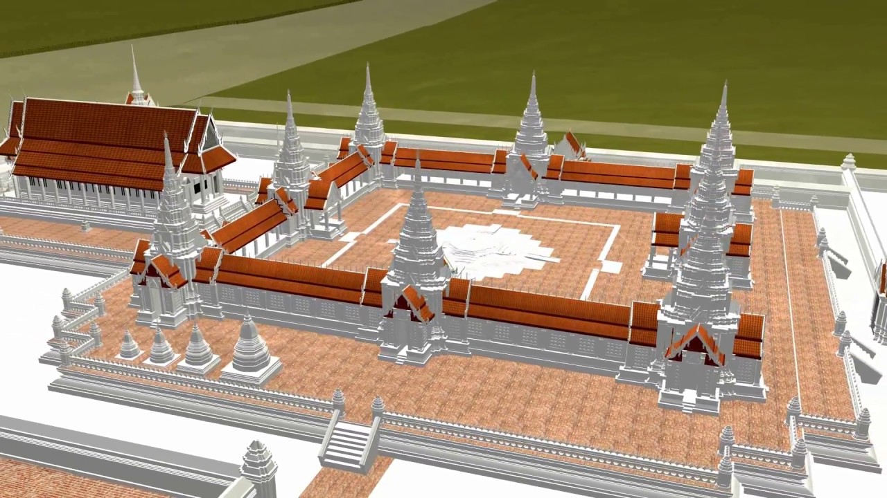 วัดไชยวัฒนาราม ในรัชสมัยกรุงศรีอยุธยา ในรูปแบบวีดีทัศน์แบบจำลอง ๓ มิติ