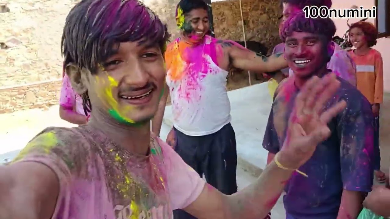 Funny Holi Vlogs 2026 😂 | Rangon Ki Masti | Desi Holi Celebration @100numinis #yt #holi #funny #edit