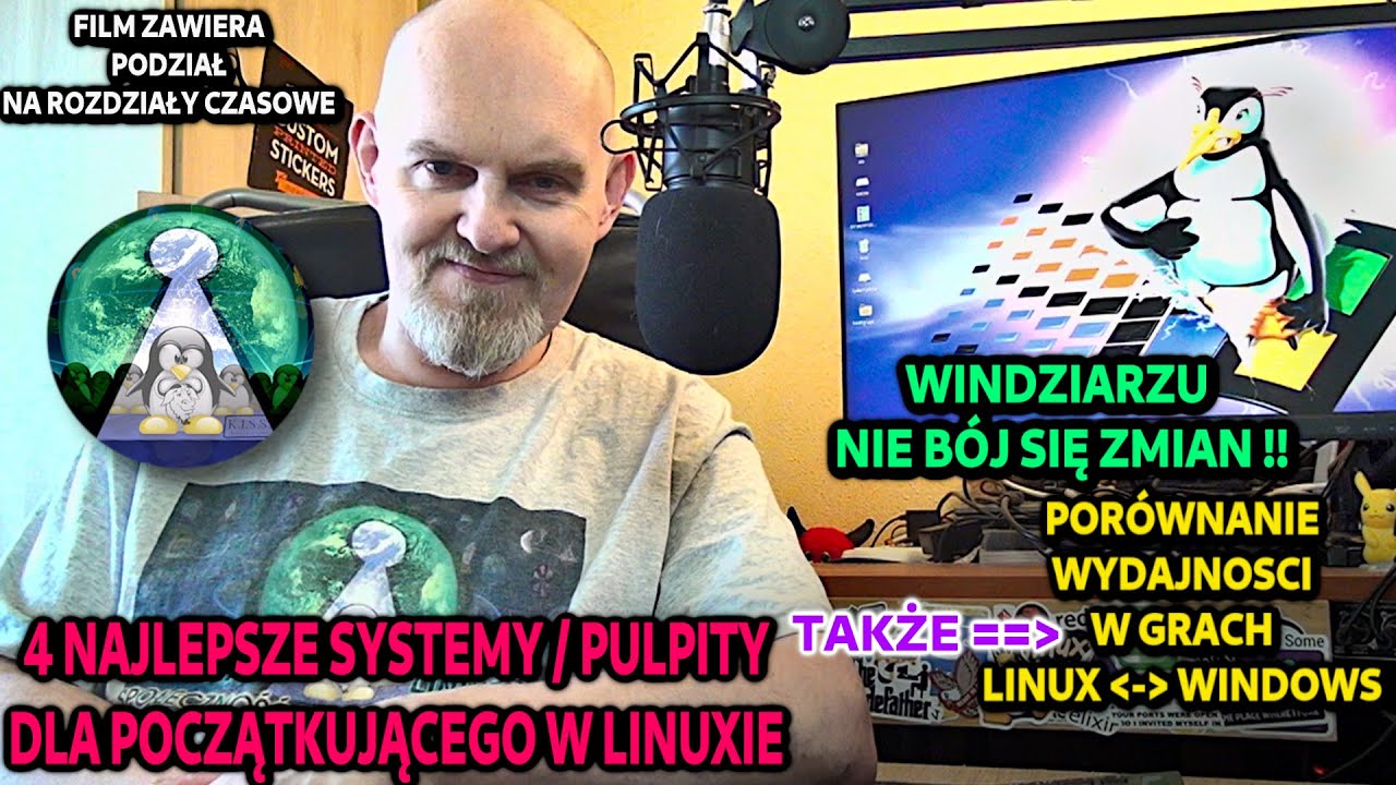 Linux JAK ZACZĄĆ ? 4 NAJLEPSZE PULPITY / SYSTEMY  NA POCZĄTEK BENCHMARKI W GRY WINDOWS 11 - LINUX