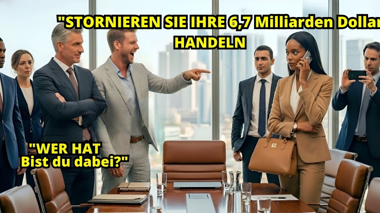 „Wer hat sie eingeladen?Sie verspotteten eine Frau, Minuten später platzte ihr 6,7-Milliarden-Deal.