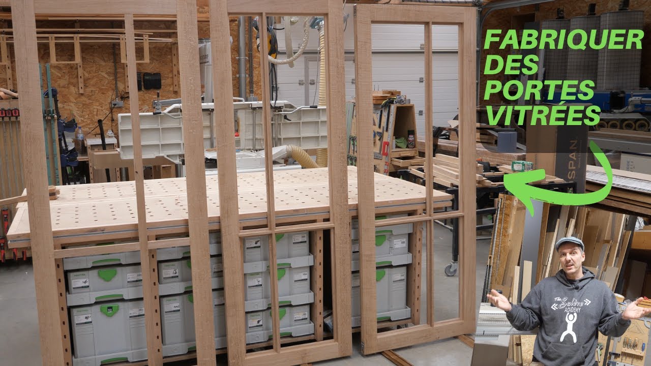 comment fabriquer des portes vitrées à croisillons