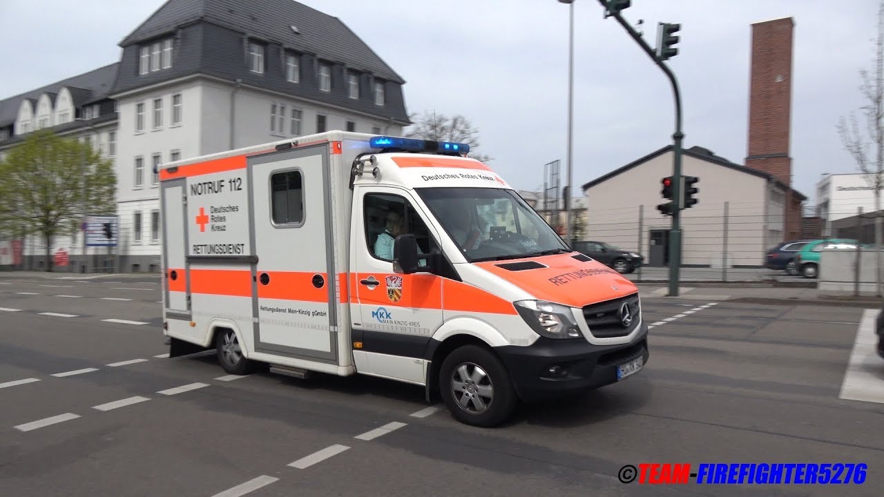 4x RTW DRK Main-Kinzig Rettungswache Hanau Lamboy