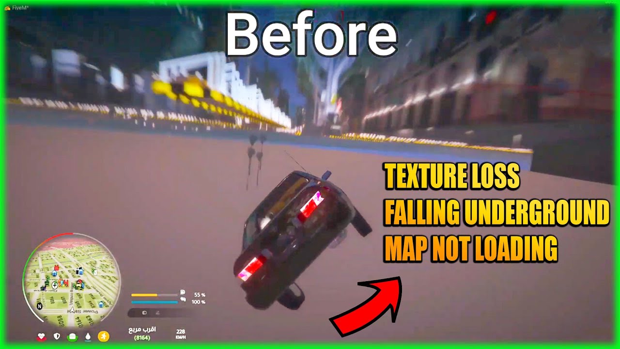 FiveM (GTA V) - How To Fix Lag While Driving | Texture Not Loading | Map Not Loading | Falling