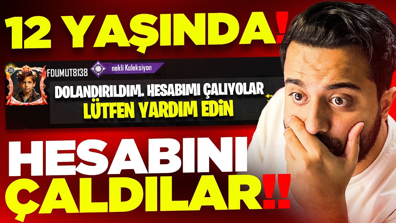 GÖZÜMÜZÜN ÖNÜNDE YEREL SOHBETTEKİ ÇOCUĞUN HESABINI ÇALDILAR! (DOLANDIRICILIK) PUBG Mobile