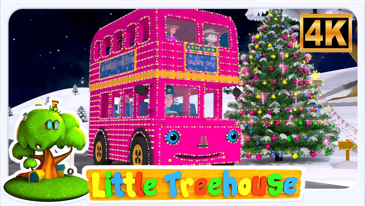 Las Ruedas del Autobús de Navidad 🎄🚌 y Más Canciones Infantiles
