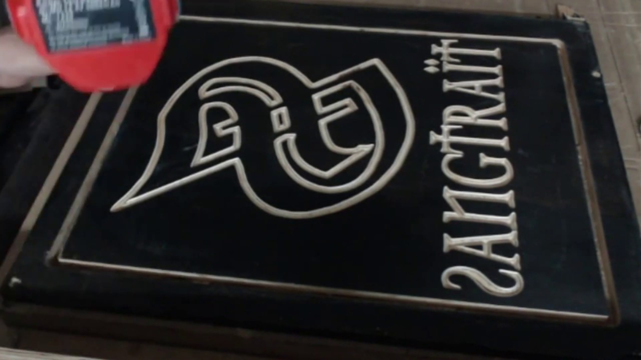 ✅ Grabado CNC en madera con fresadora Kress 1050 FME-1 y broca de 90º V Carve. (Velocidad 3x)