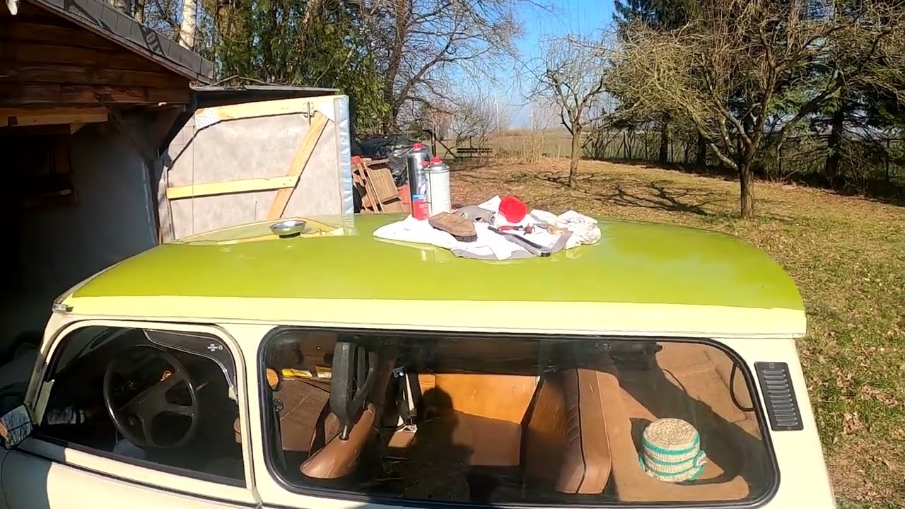 Trabant Dachzierleisten neu abdichten