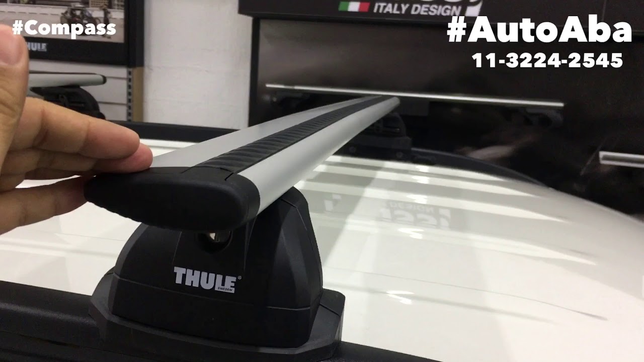 Jeep Compass Instalamos o Rack Thule modelo WingBar Alumínio - AutoABA Acessórios