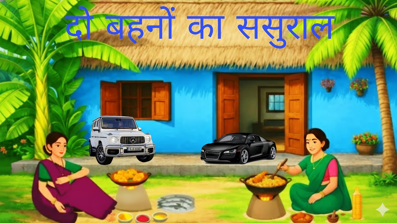 Two Sisters - A Hindi Story (Animated)