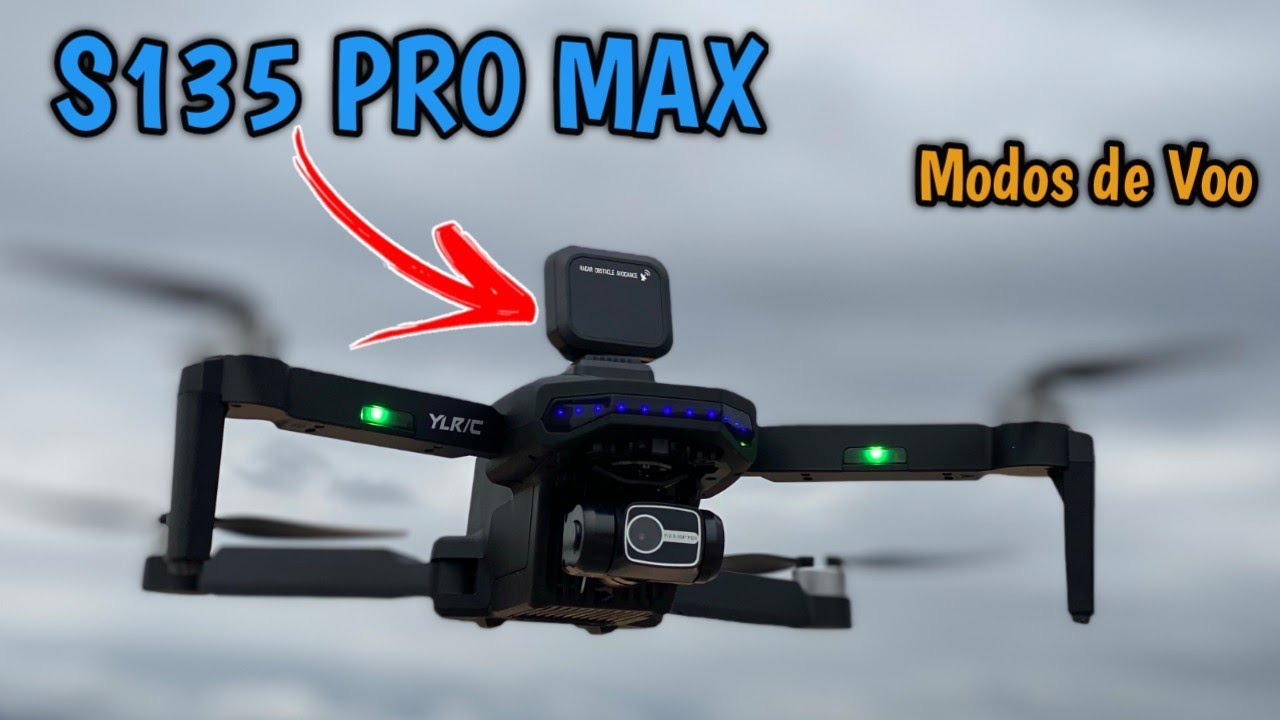 S135 PRO MAX modos de voo tutorial completo drone custo benefício para iniciantes