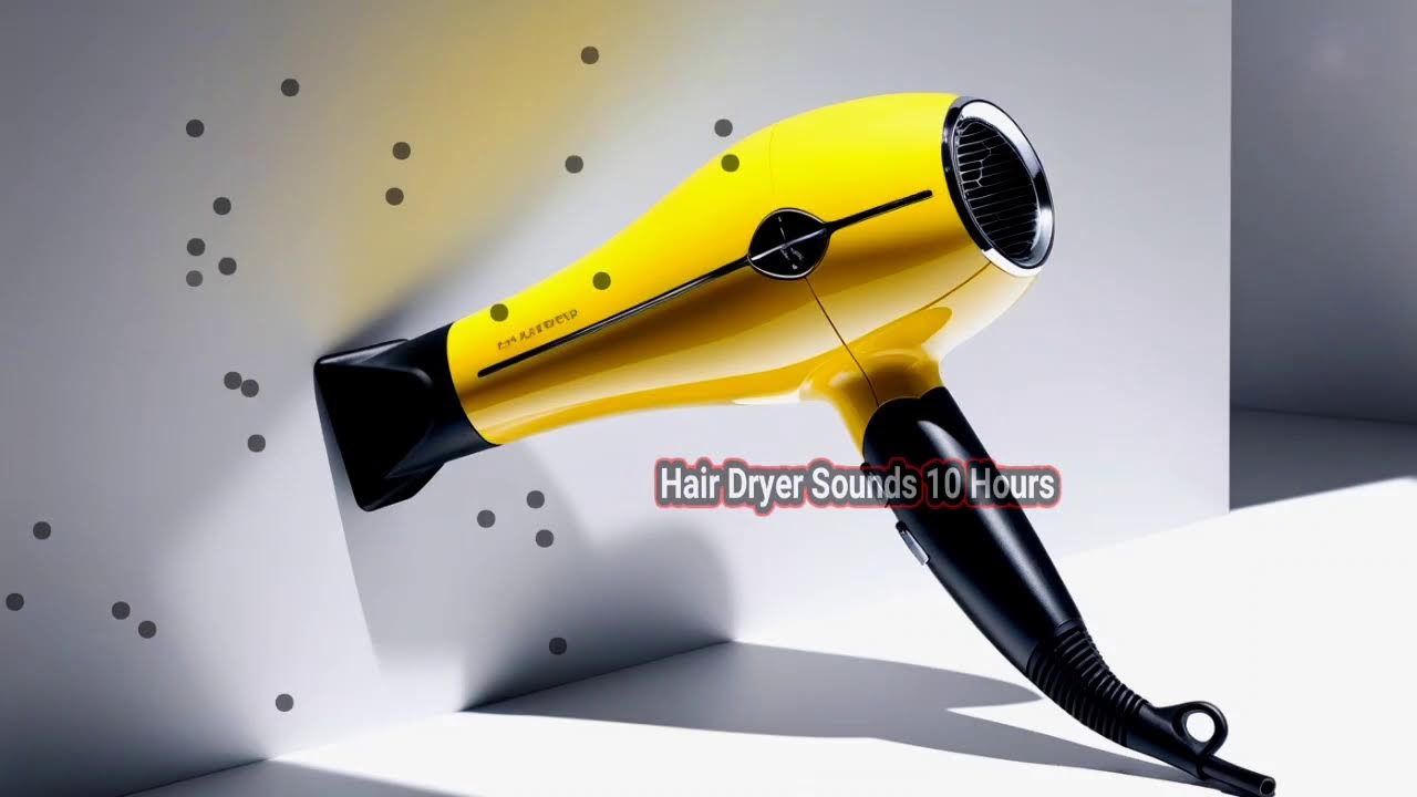 White Noise for Babies – Blow Dryer ASMR - Relaxing Hair Dryer Audio