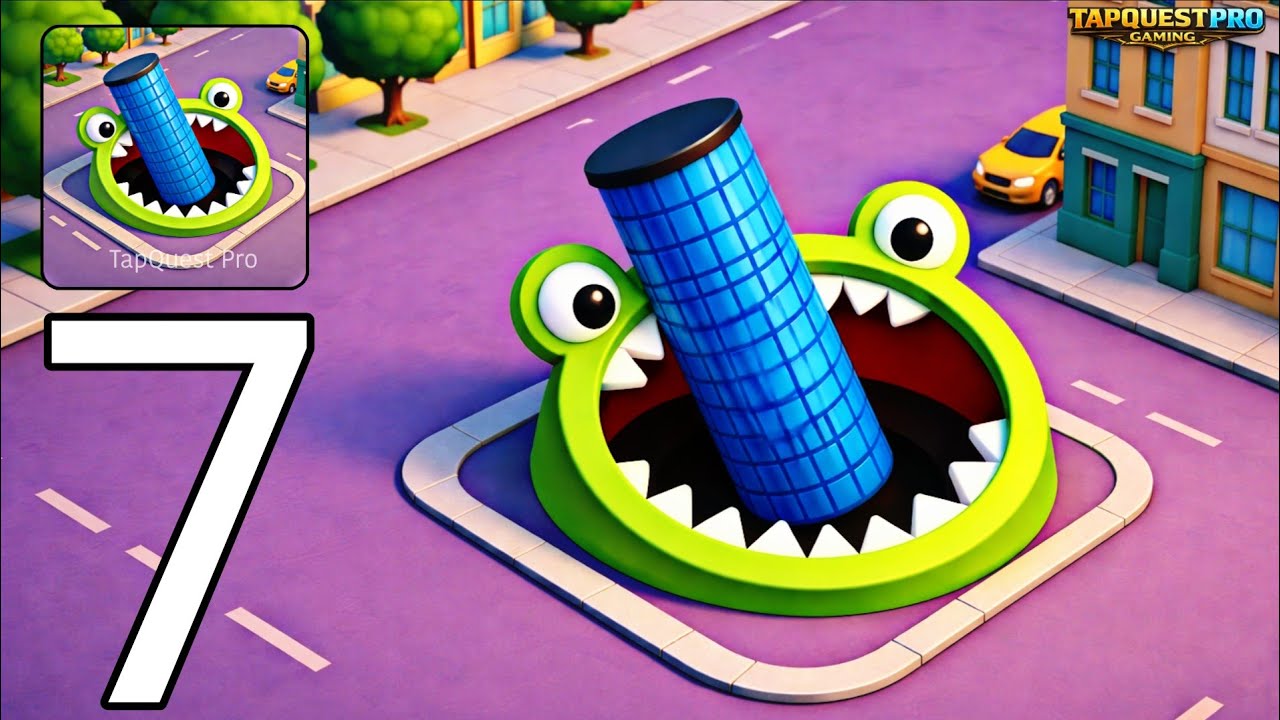 Hole.io - Gameplay Walkthrough Part 7 Hole.io Nothing Can Stop This Hole (Android,ios)