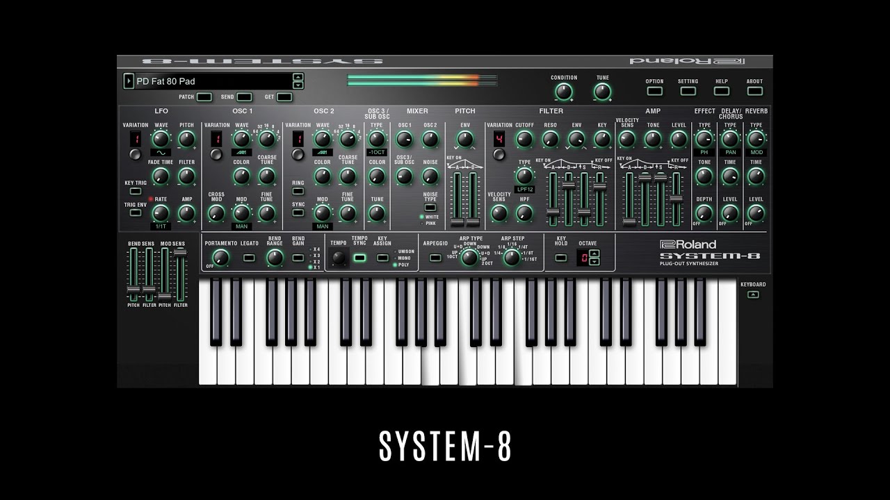 SYSTEM-8 • Roland Cloud • 25 Selected Factory Presets • Synthwave VST • Sounds Patches Playthrough