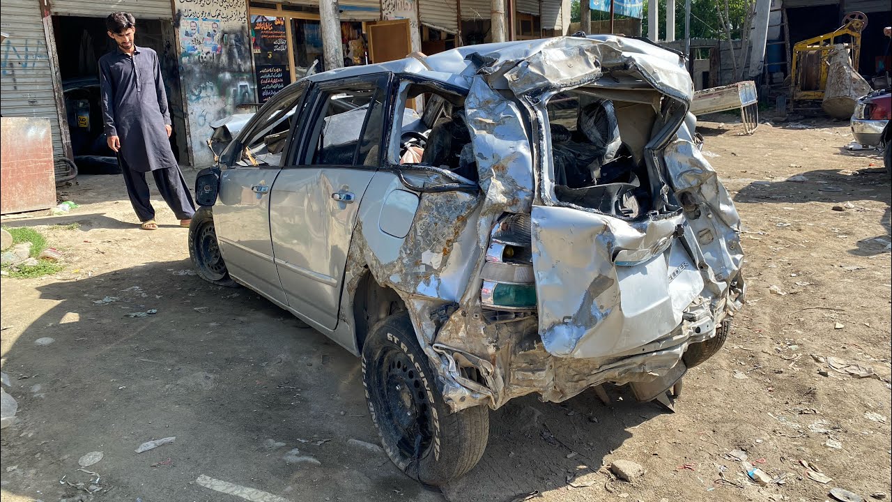  Total Loss Toyota Fielder Full Accident Condition 