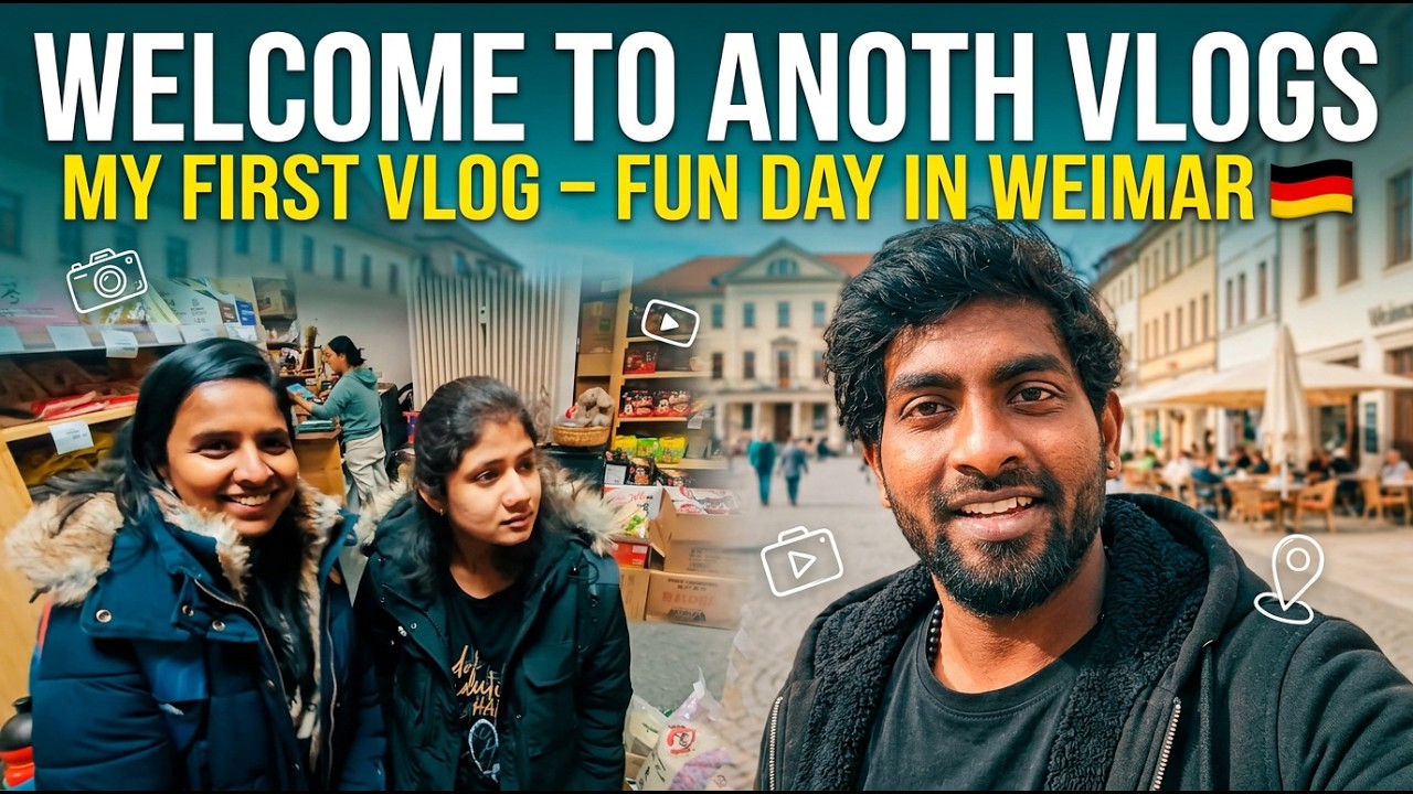 My first VLOG in weimar. Germany Tamil VLOG | Germany Tamil Vlog