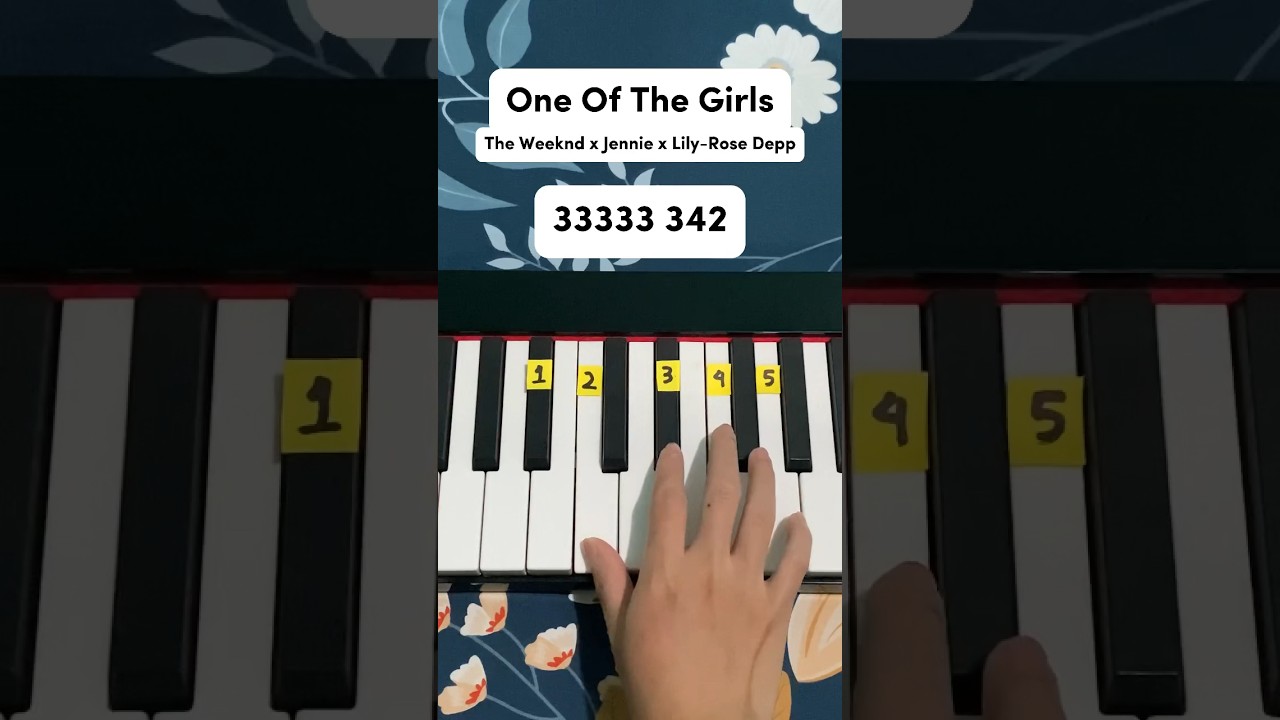One Of The Girls - The Weeknd x Jennie x Lily-Rose Depp (Easy Tutorial) #music #shorts