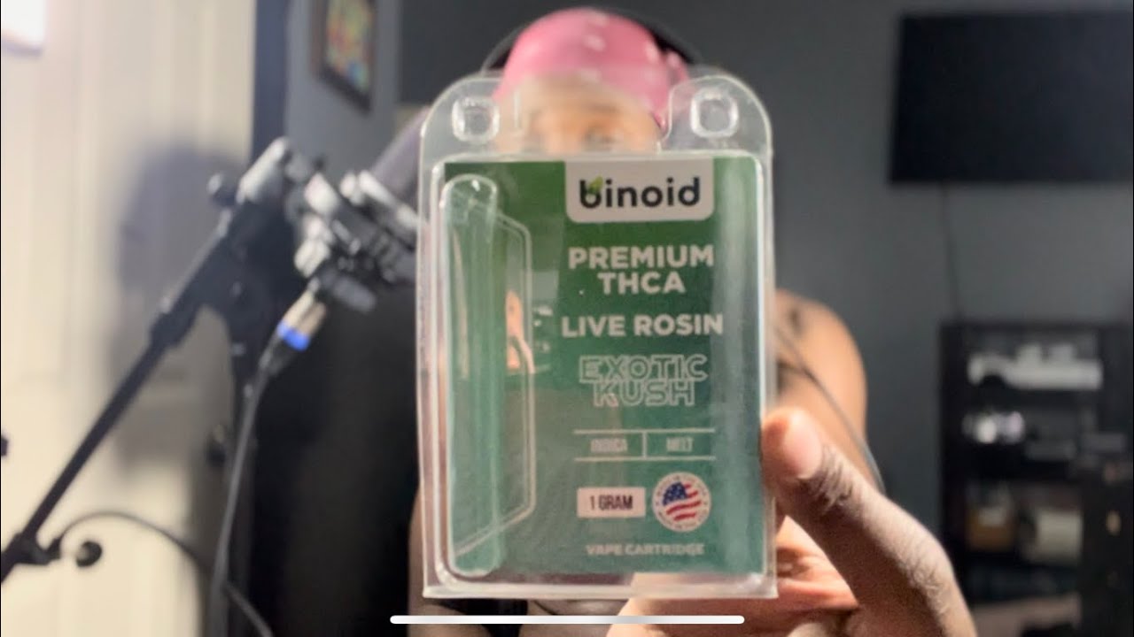10 Out Of 10!!! |Binoid THCA Exotic Kush Live Rosin Cart Review