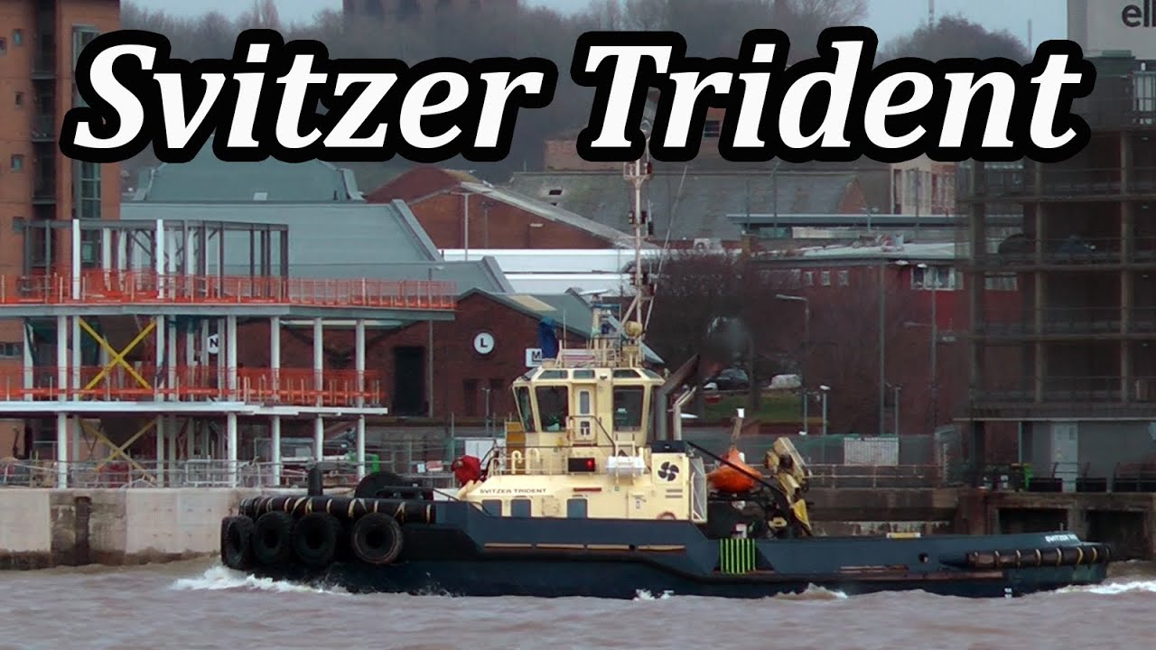 Svitzer Trident Tug Northbound on the Mersey