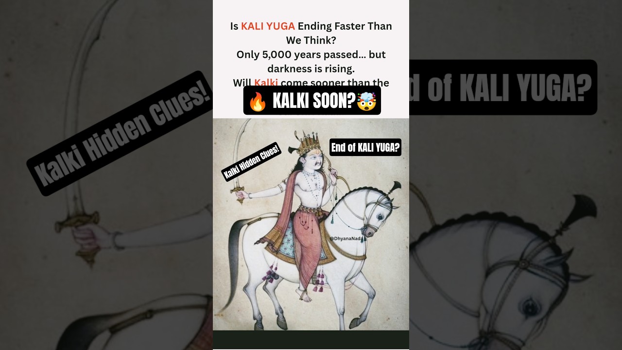 Kalki Avatar: How Long Until He Comes? The Real End of Kali Yuga | Hidden Truth#kalki #krishnamurti