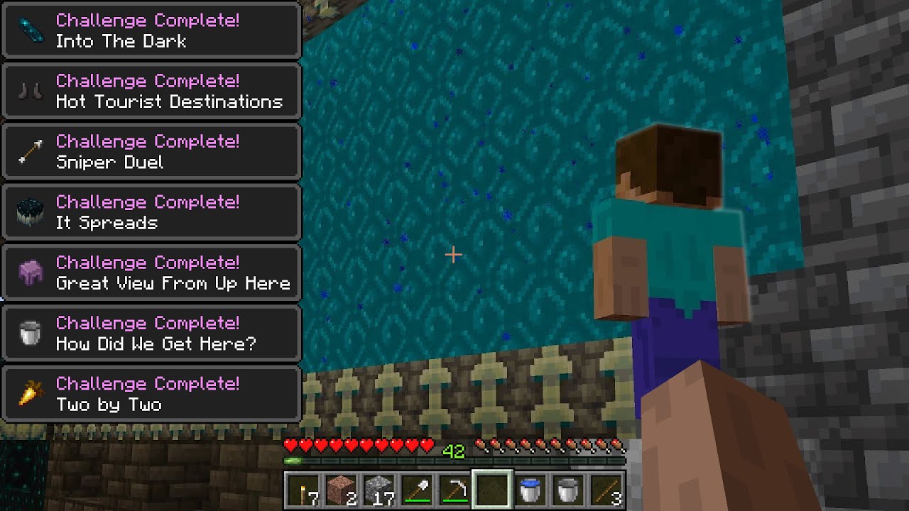 Getting every 1.19.2 Advancement [ The Wild Update ]