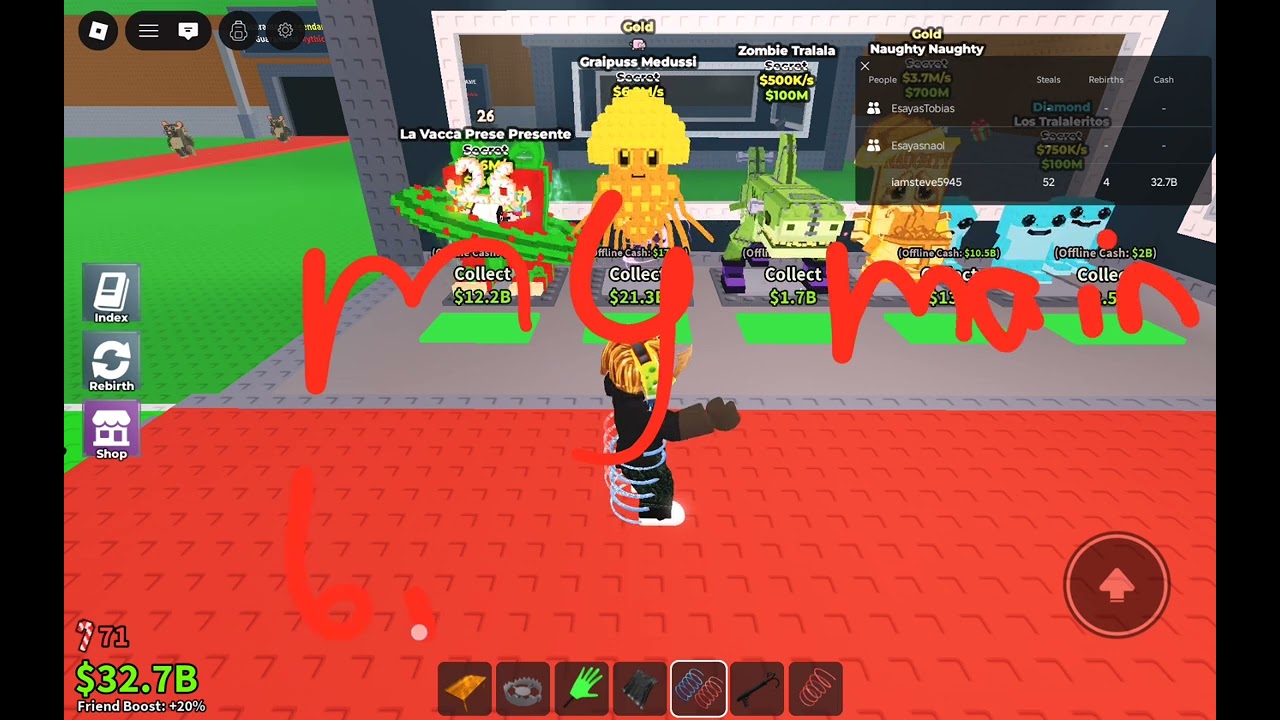 IM THE FIRST TO GET THE CURSED SLAP (and a peak of my brainrots)