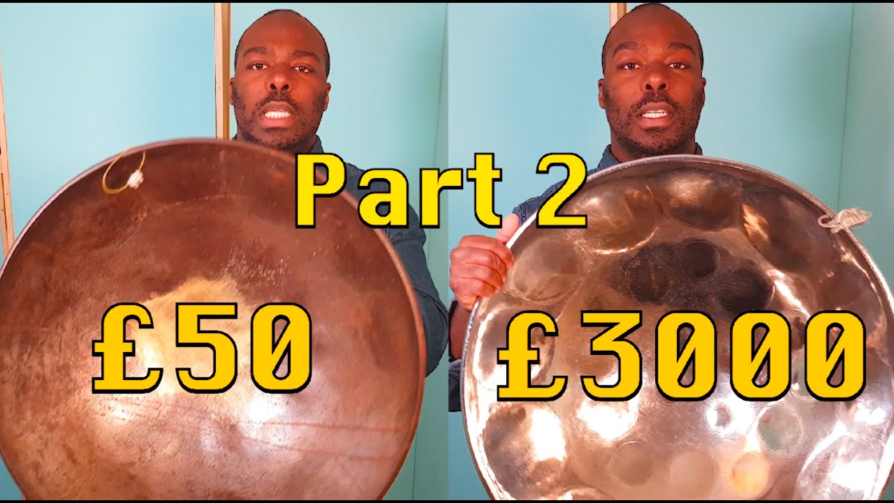 Steel drums || cheap VS expensive (after restoration) - can you hear the difference? (Part 2)