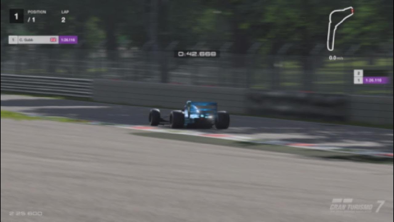 GT7- f3500A Monza Hotlap